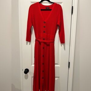 Lane Byrant Red Sweater Dress